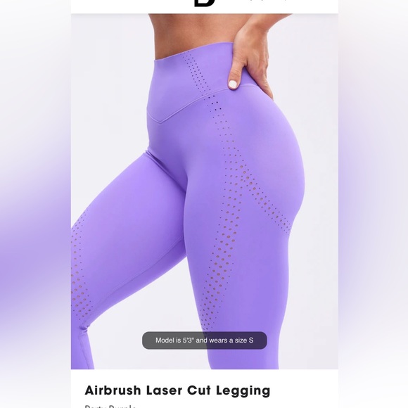 BuffBunny LaserCut Airbrush Leggings - Picture 4 of 4